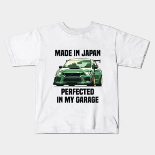 Subaru Impreza WRX STI Japanese Car Art - Modified JDM Car Kids T-Shirt